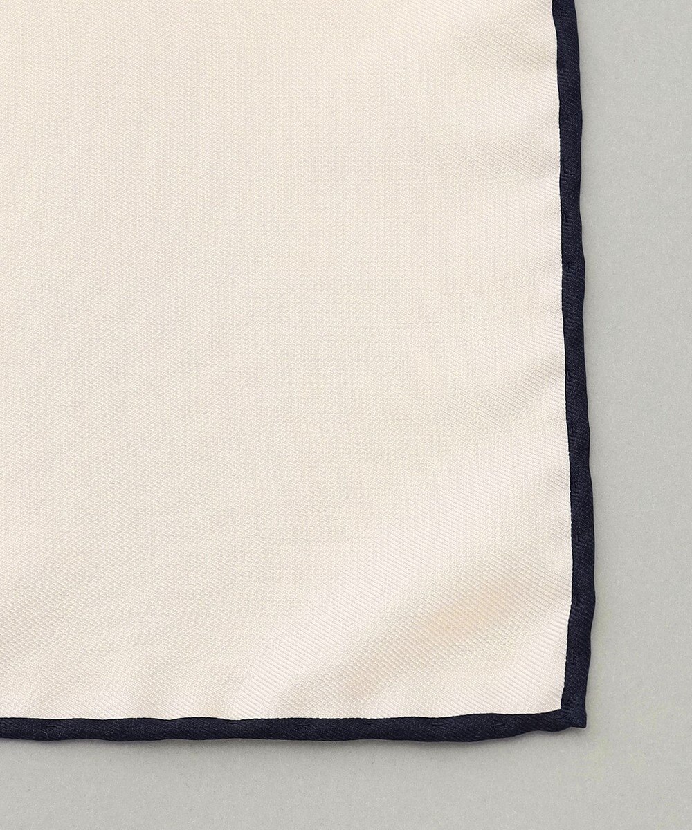 GOTAIRIKU NEW【日本製】新定番 シルク100％ チーフ_カラートリム 