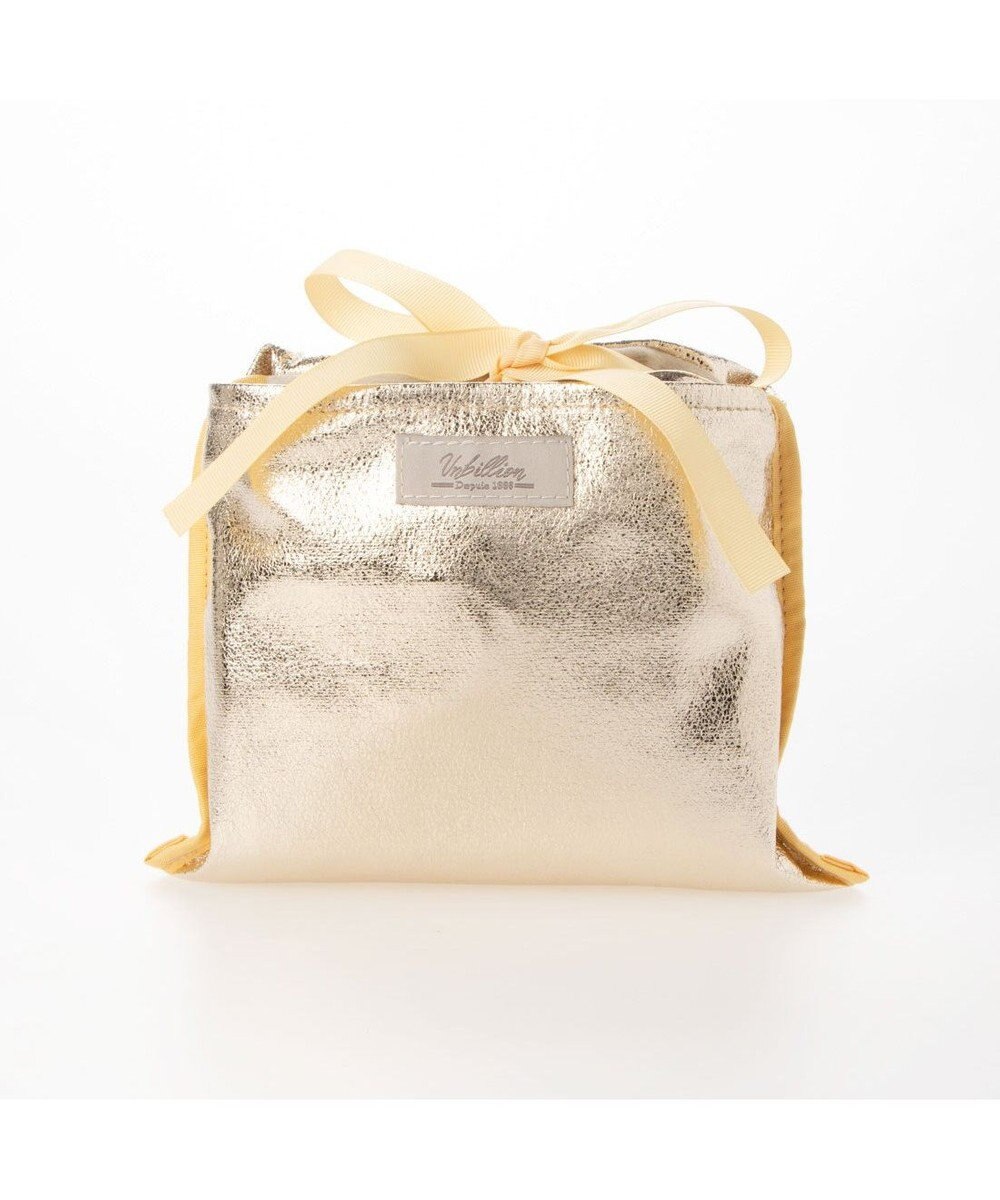 UNBILLION カシュカシュ cachecache / メタリックシャーリングポケッタブルトート 