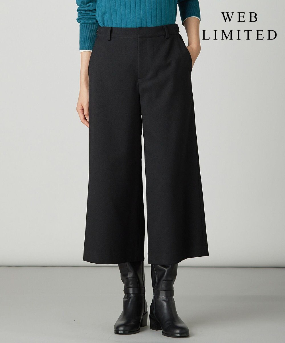 J.PRESS LADIES 【WEB限定カラーあり】ツムギートflannel クロップド パンツ 