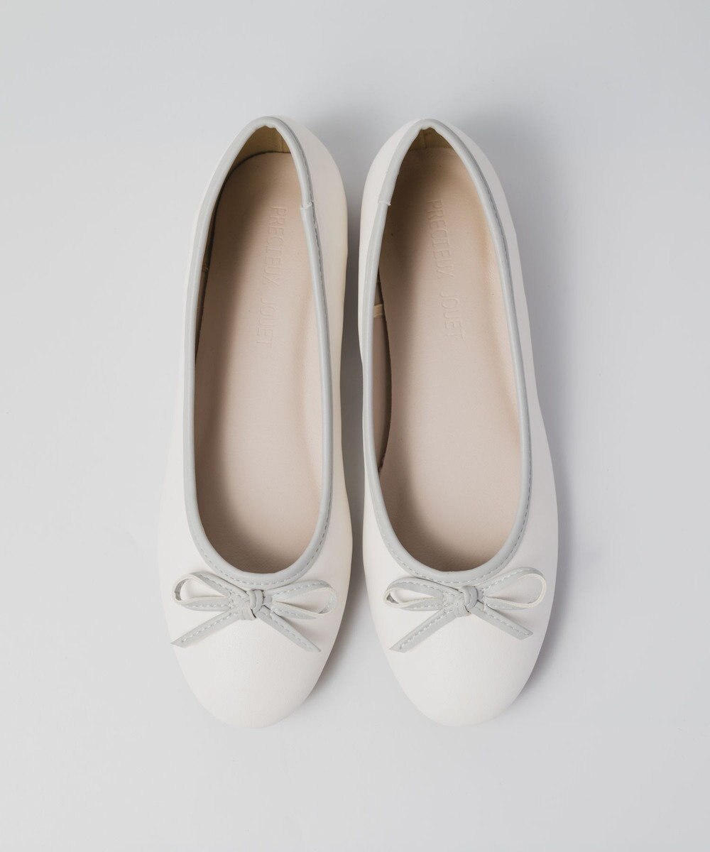 BONTRE 【PRECIEUX JOUET/プレシュウジュエ】ラウンドトゥバレエシューズ 