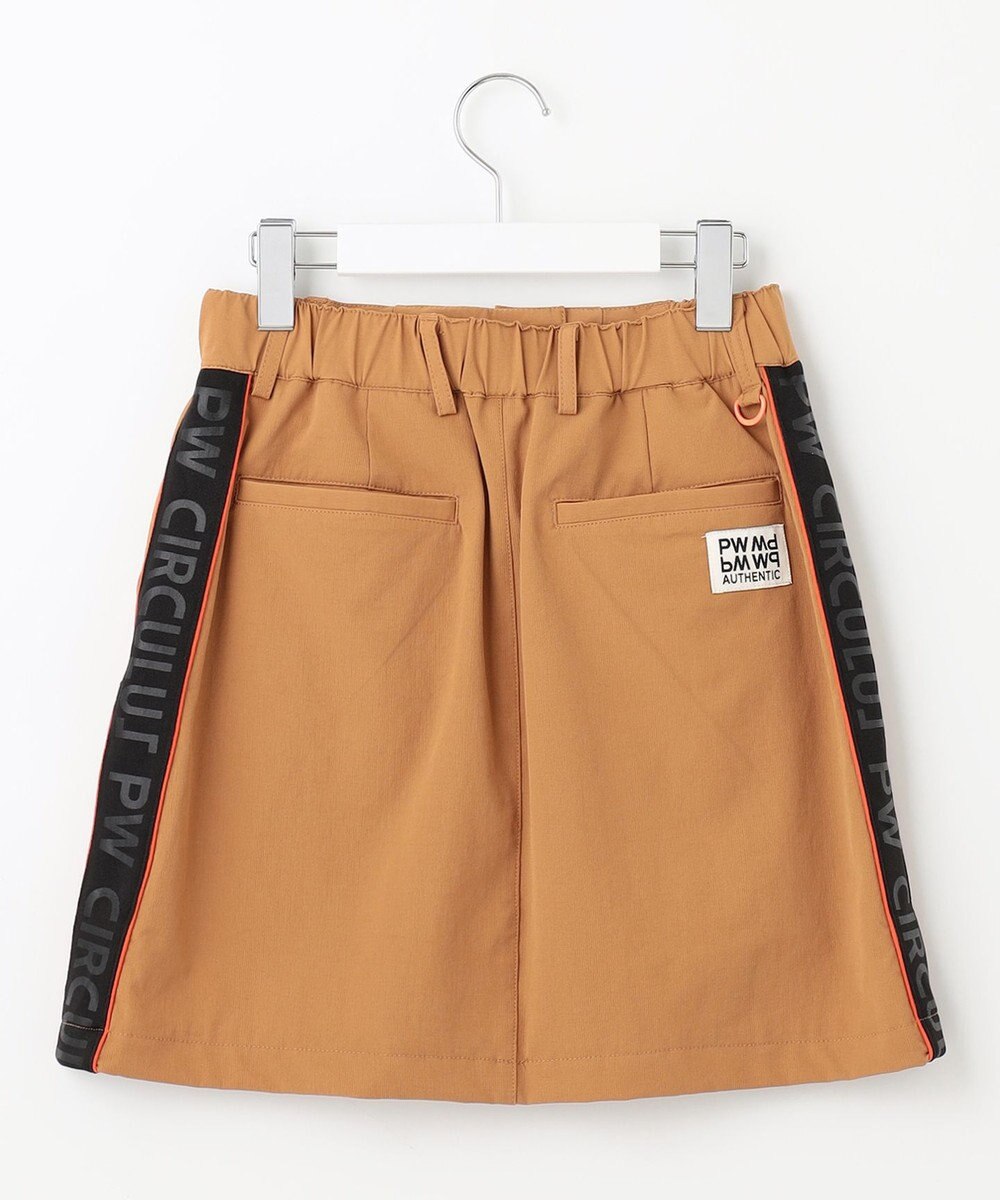 PW CIRCULUS 【 伸縮性あり 】【WOMEN】サイドロゴテープ スカート 