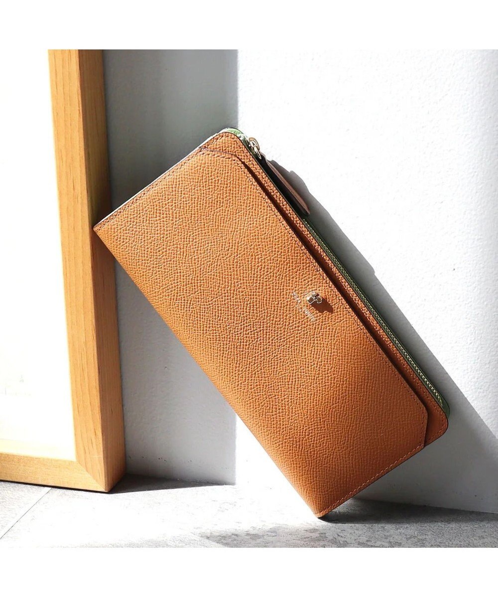 PELLE BORSA L字ファスナー長財布 French Calf Goods 3301 