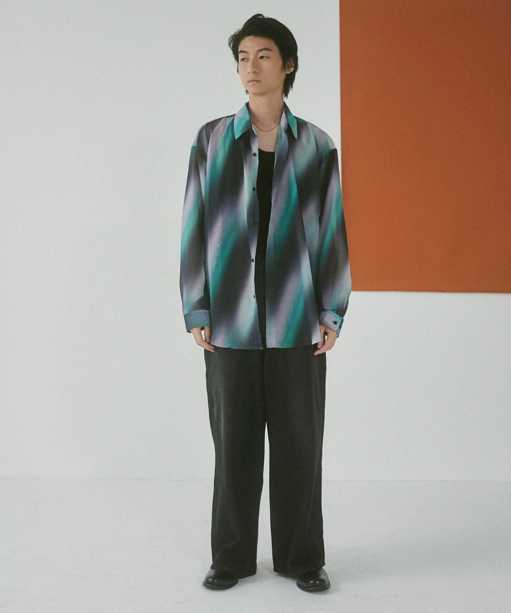 WEGO シアーパターンBIGシャツ（LS） 