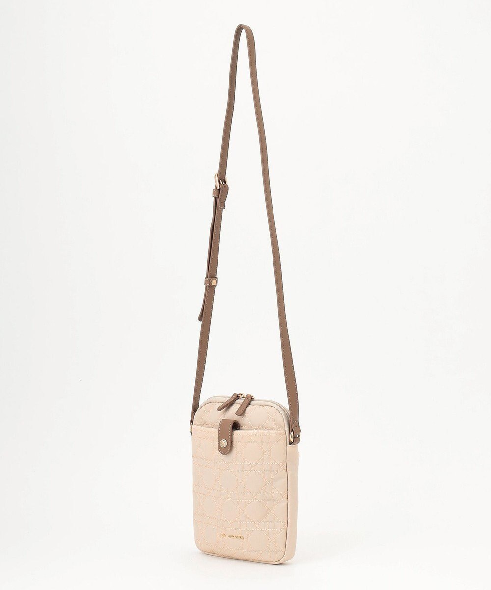 LA BAGAGERIE グリッドキルティングショルダー 