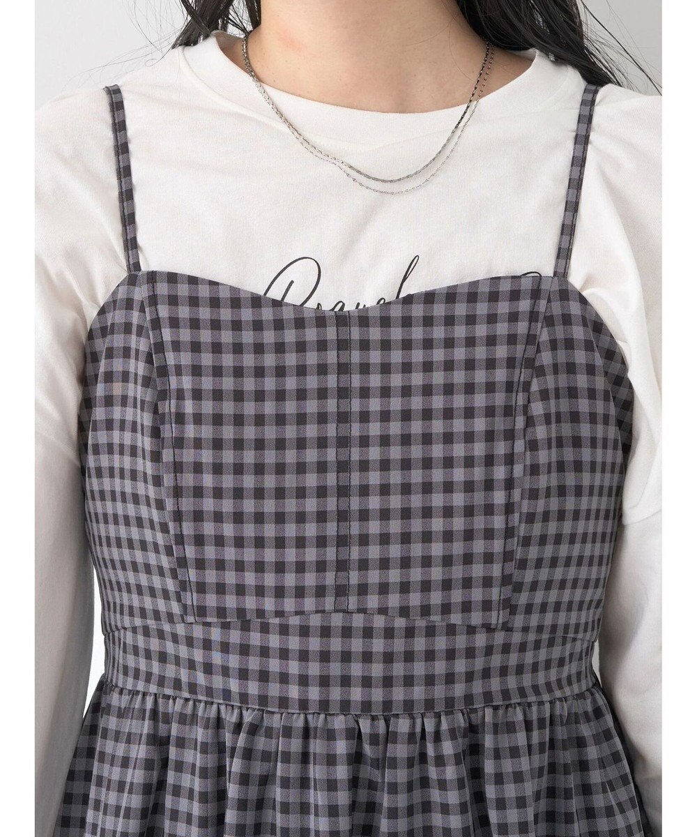 earth music&ecology ビスチェ風キャミドレ 