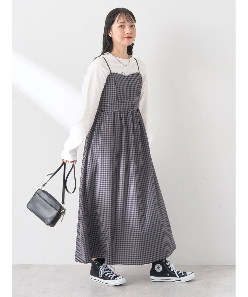 earth music&ecology ビスチェ風キャミドレ 