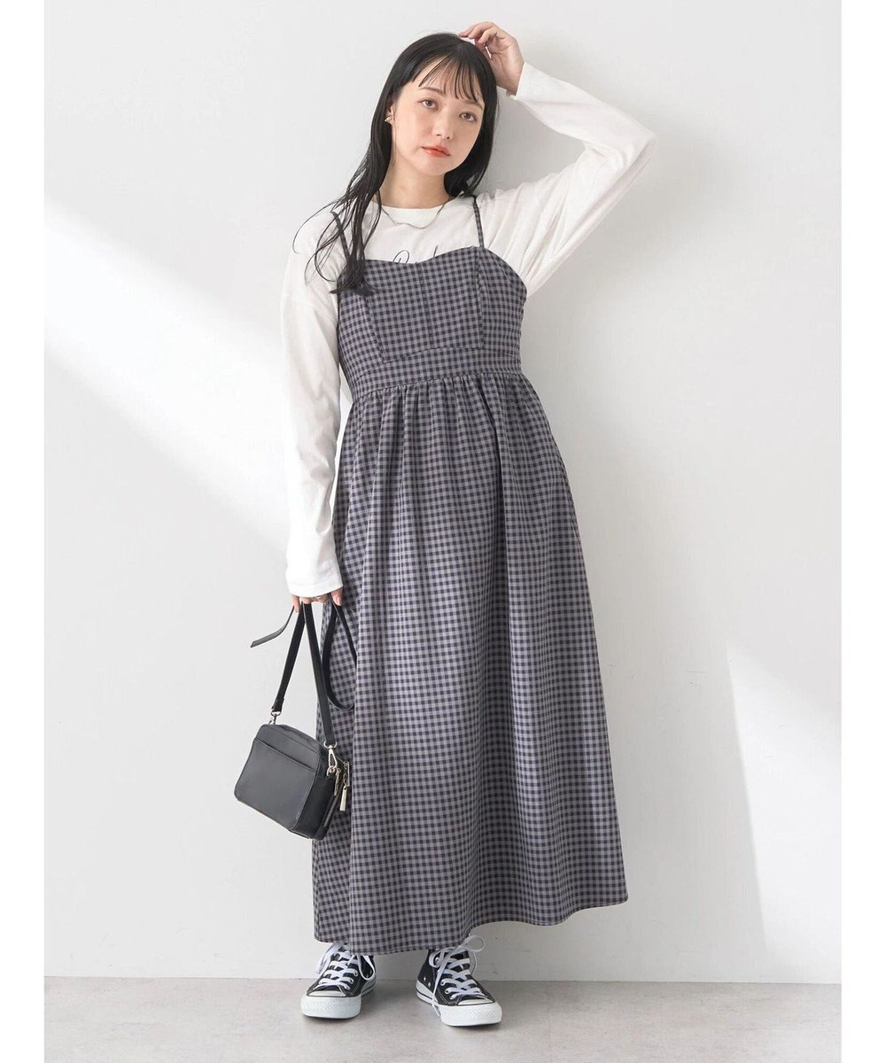 earth music&ecology ビスチェ風キャミドレ 