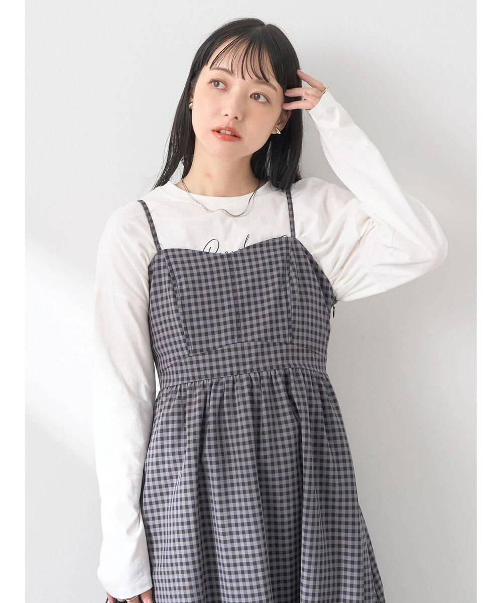 earth music&ecology ビスチェ風キャミドレ 