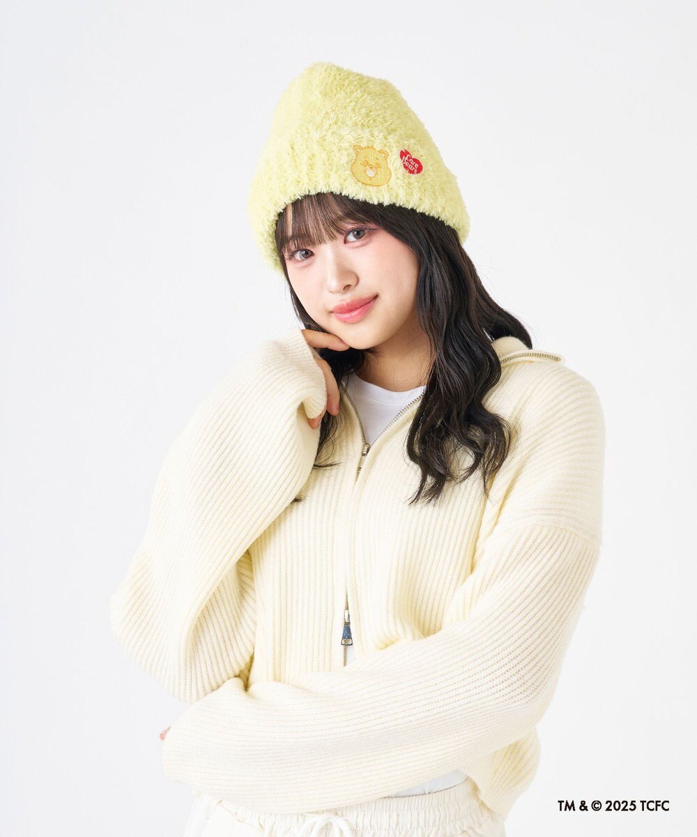 MOONBAT Care Bears(ケアベア) ボリュームへアリービーニー ニット帽 帽子 手洗い可能 