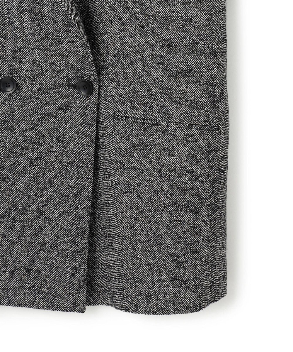 23区 ヘリンボーンループツイード ジャケット 