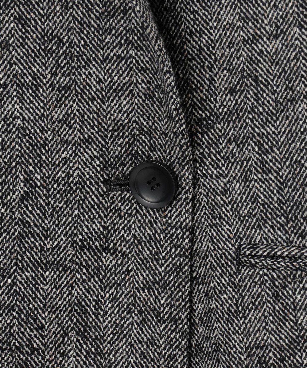 23区 ヘリンボーンループツイード ジャケット 