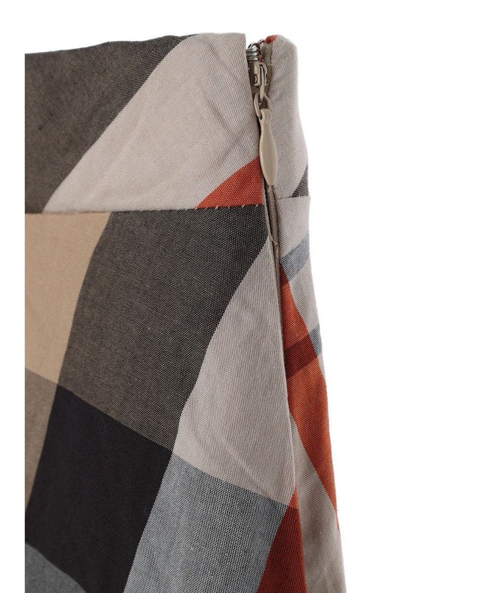 earth music&ecology ＢＩＧチェックフレアスカート 