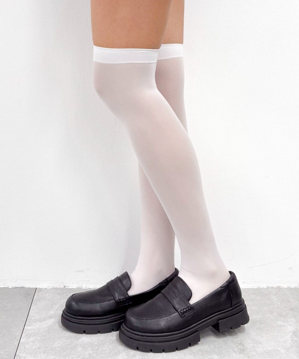 WEGO シアーニーハイソックス 