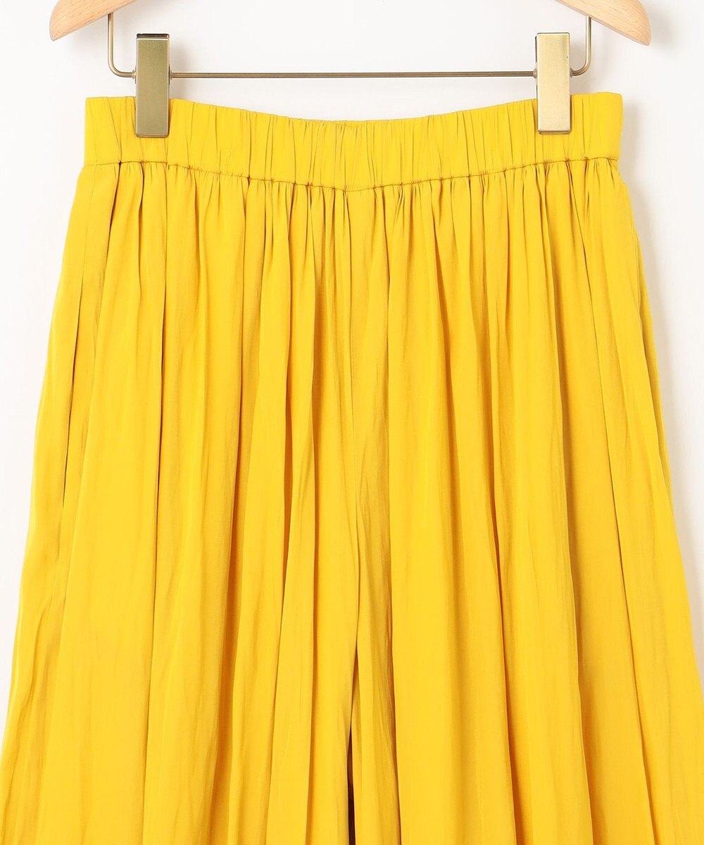 組曲 【春の新色追加】ギャザーライトデシン パンツ 