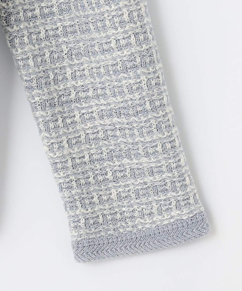 J.PRESS LADIES 【洗える】TWEED KNIT カーディガン 