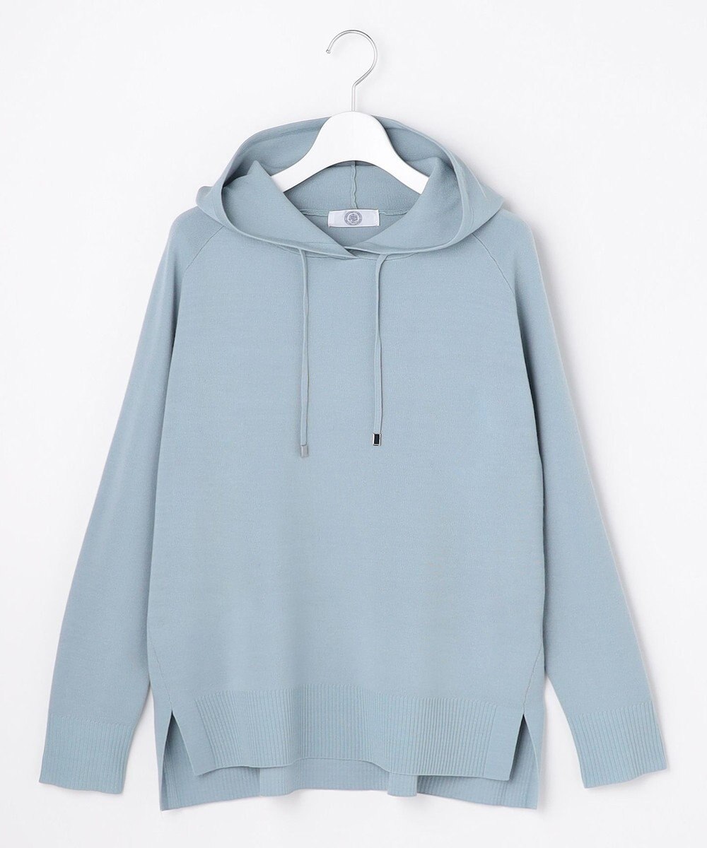 J.PRESS LADIES S Smooth ニット パーカー 