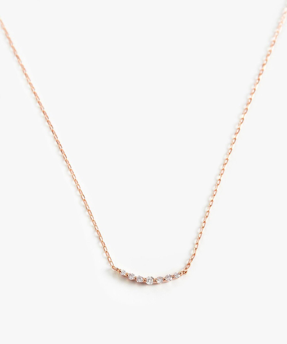 TOCCA 【WEB限定】FRILL DIAMOND NECKLACE K10 ダイヤモンド ネックレス 