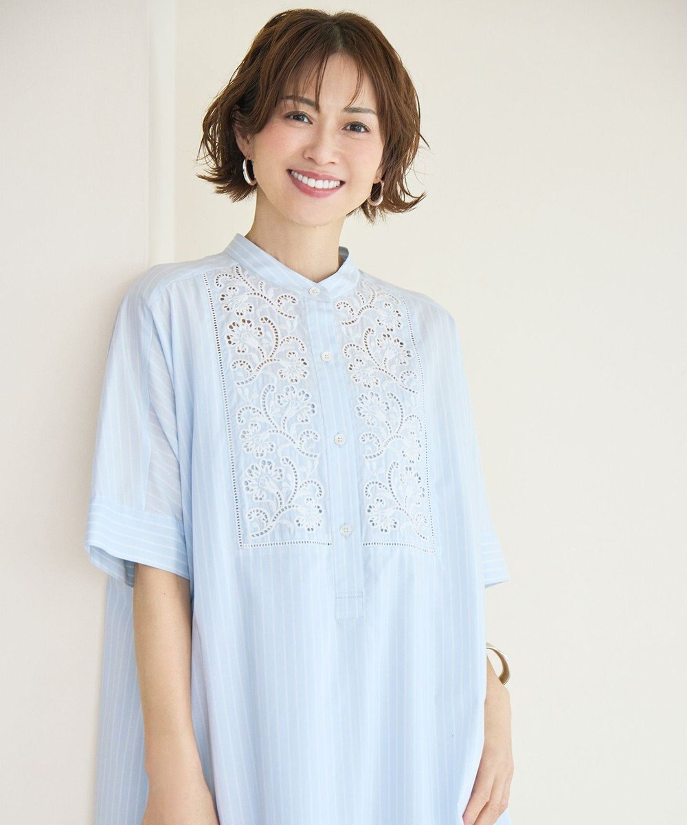 自由区 L エンブロイダリーブロード ワンピース 