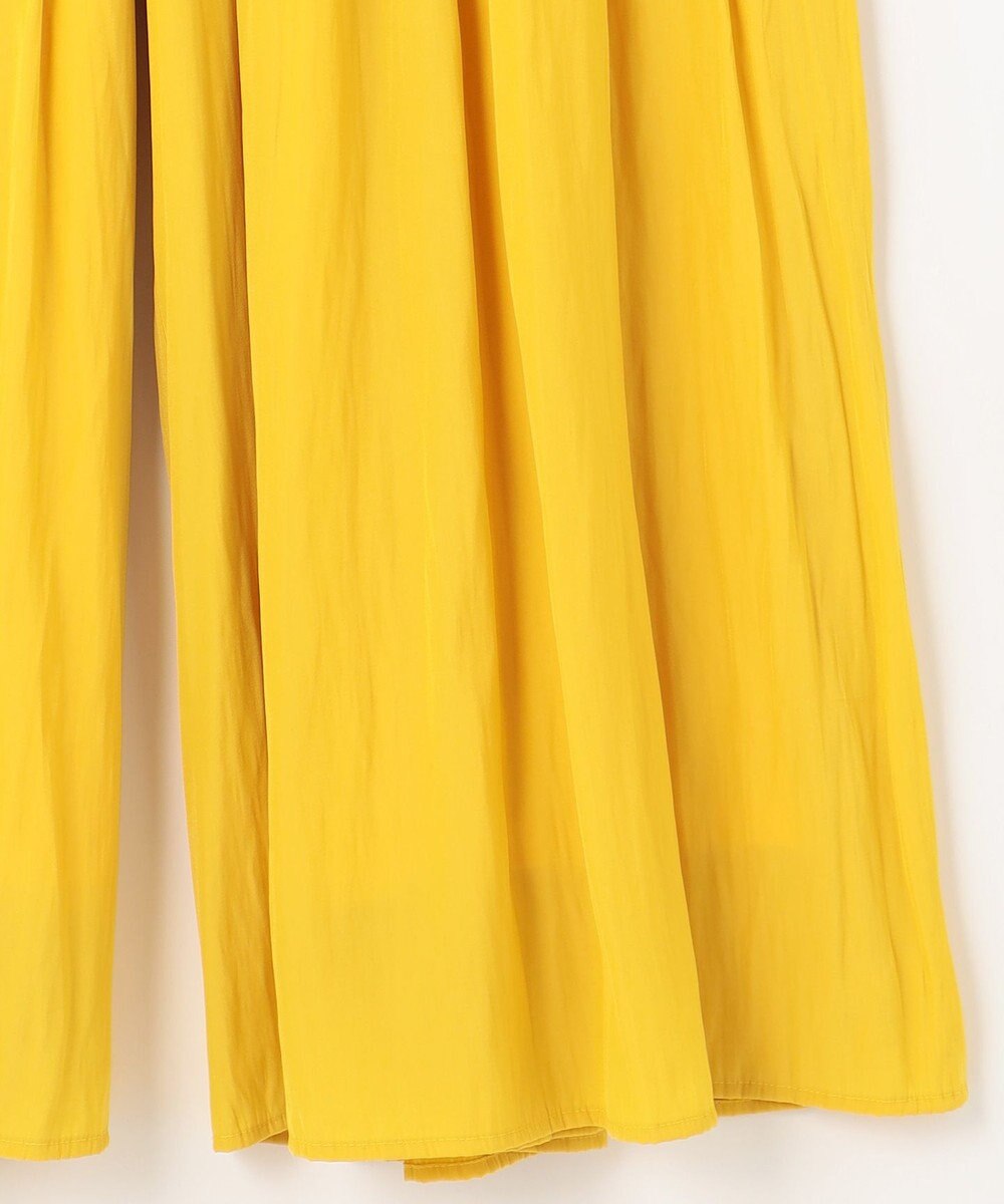 組曲 【春の新色追加】ギャザーライトデシン パンツ 