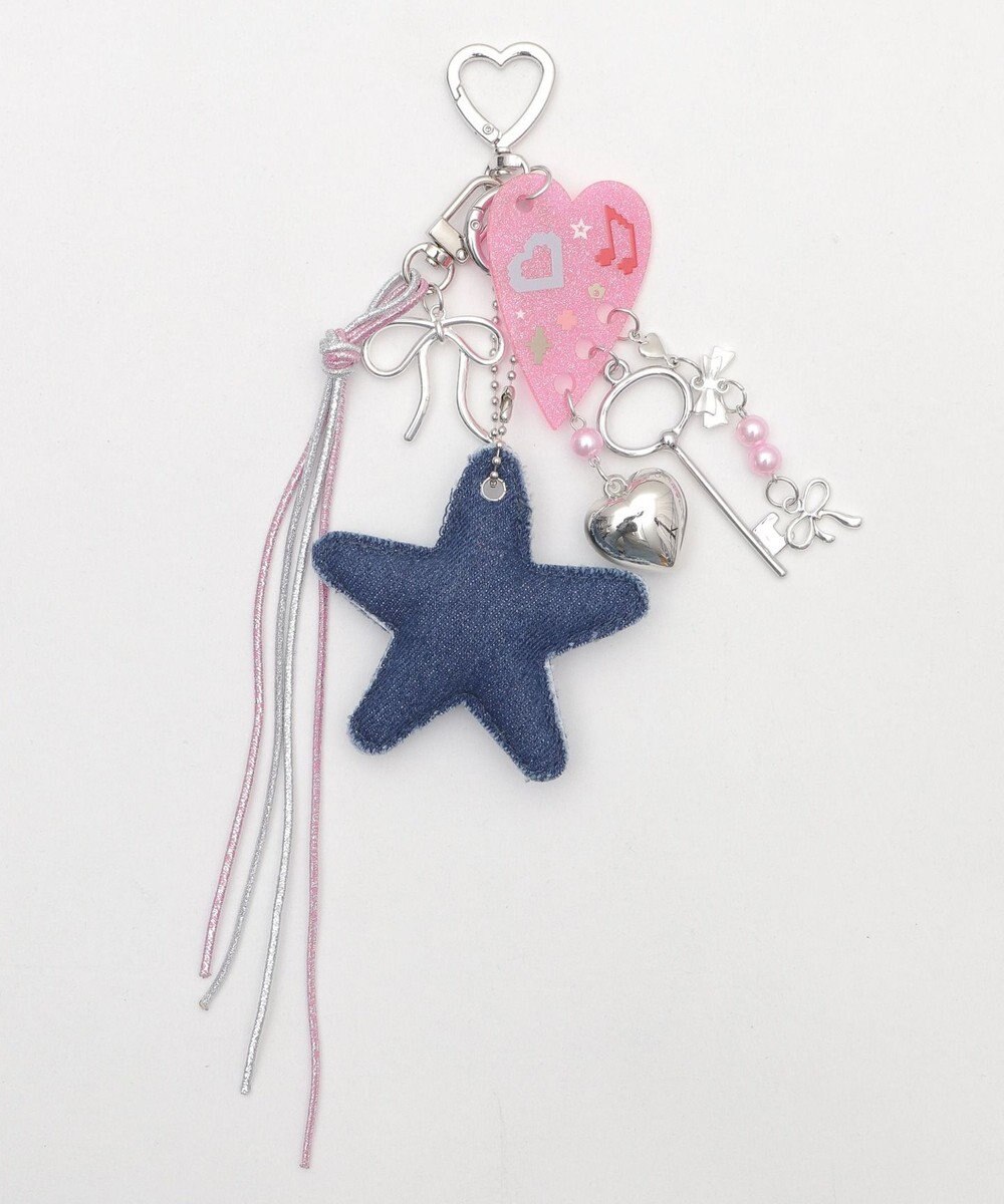 WEGO デニムモチーフセットキーホルダー 