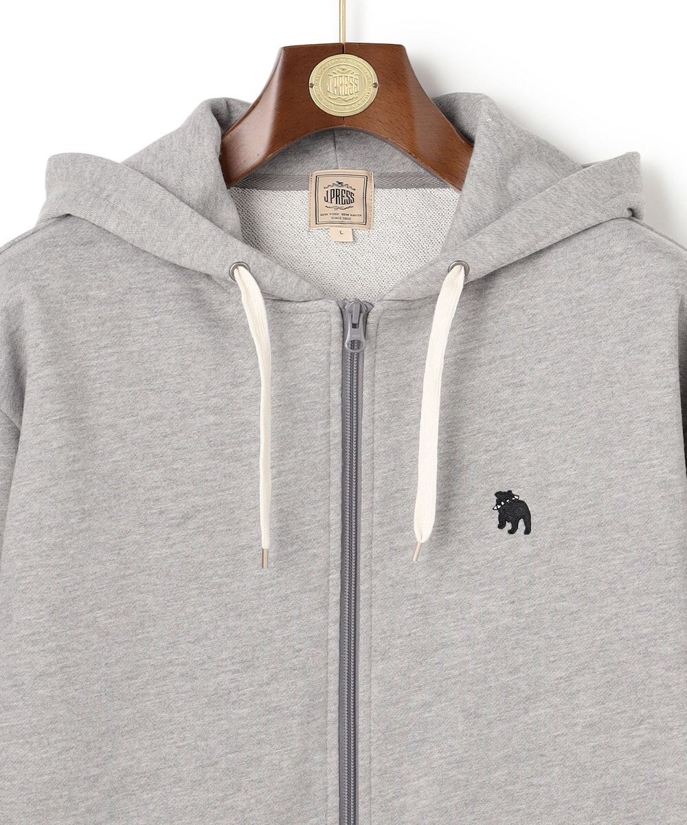 J.PRESS MEN 【WEB・一部店舗限定】バックブル ジップアップパーカー 