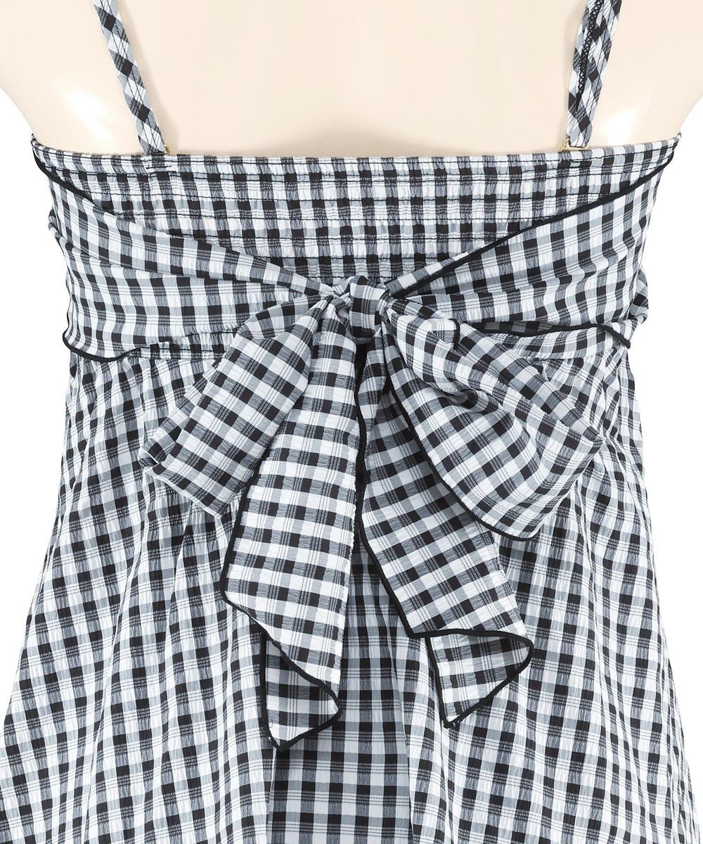 San-ai Resort（三愛水着楽園） 【WEB限定】ペプラムチェック3点セット【Beach Queen（ビーチクイーン）】 