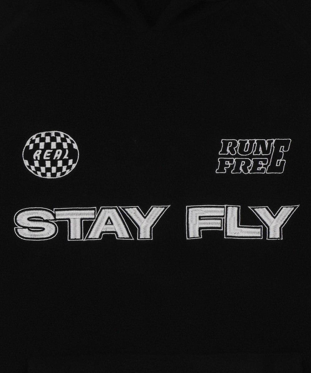 WEGO ラインフリースパーカー 