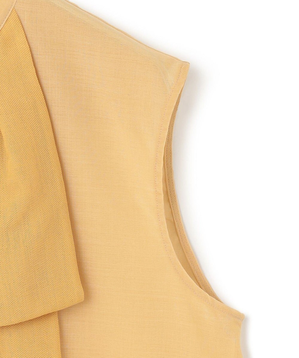 BEIGE， 【洗える】MOYE / シアーウールビックボウタイブラウス 