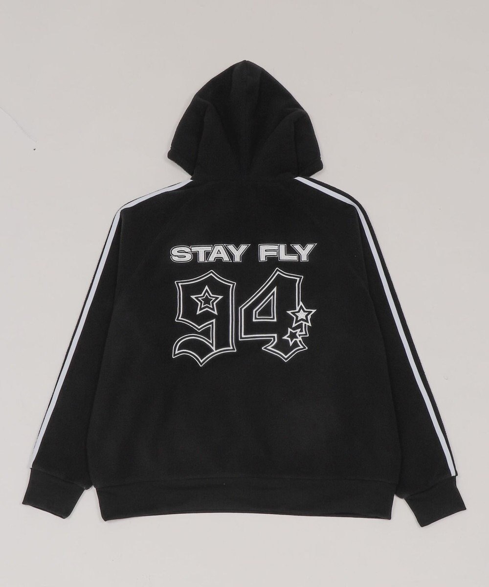 WEGO ラインフリースパーカー 