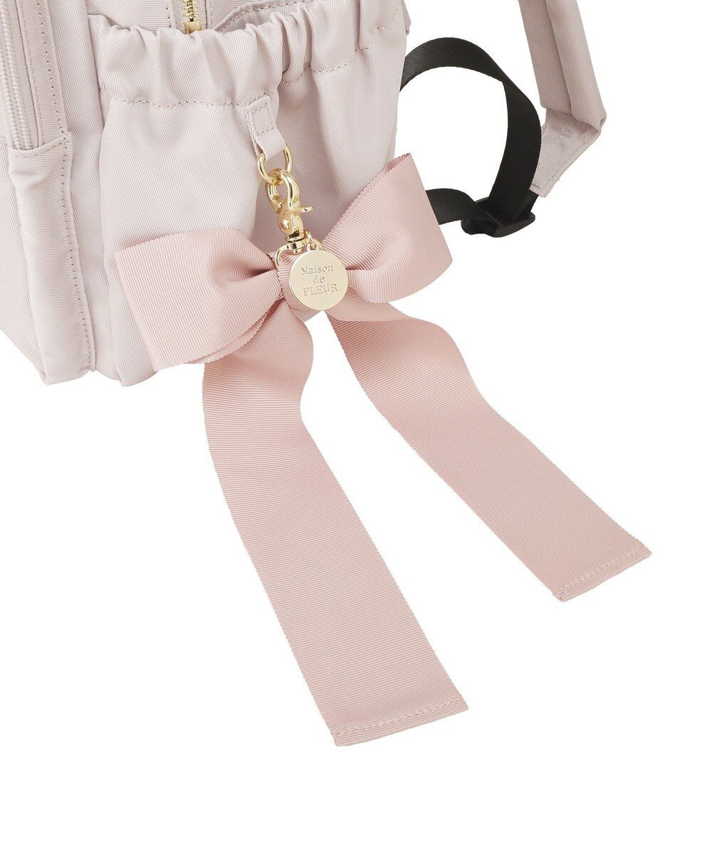 Maison de FLEUR 撥水加工ポケットリュック 