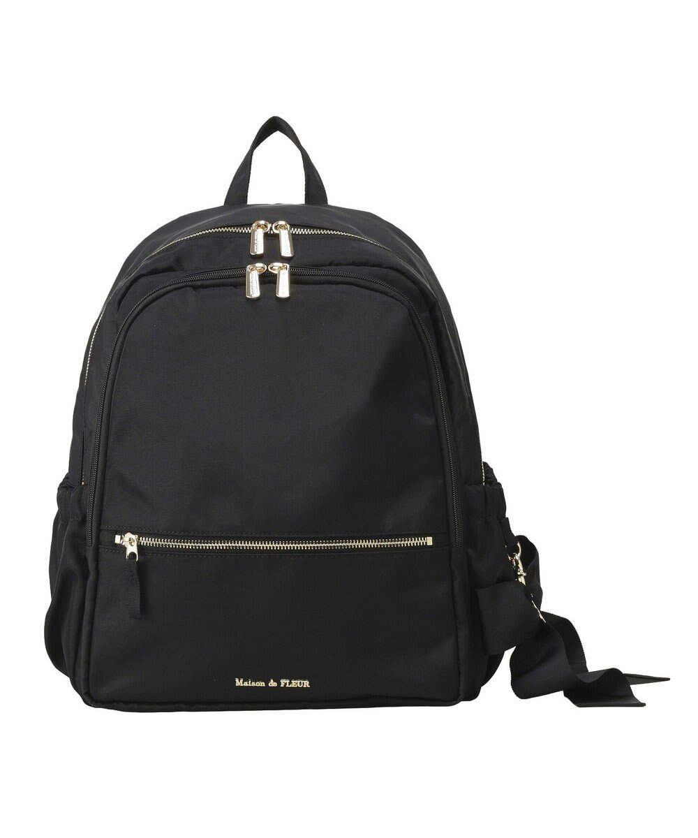 Maison de FLEUR 撥水加工ポケットリュック 