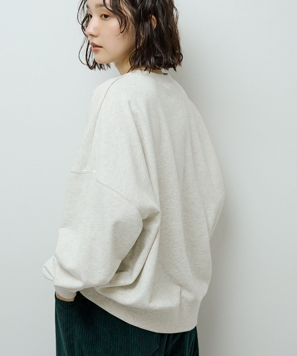Green Parks オーバーサイズロゴ裏毛プルオーバー 