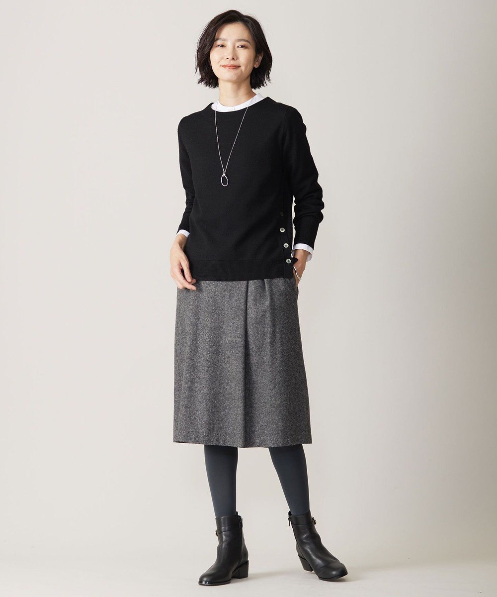 J.PRESS LADIES シルクネップ ツイード スカート 