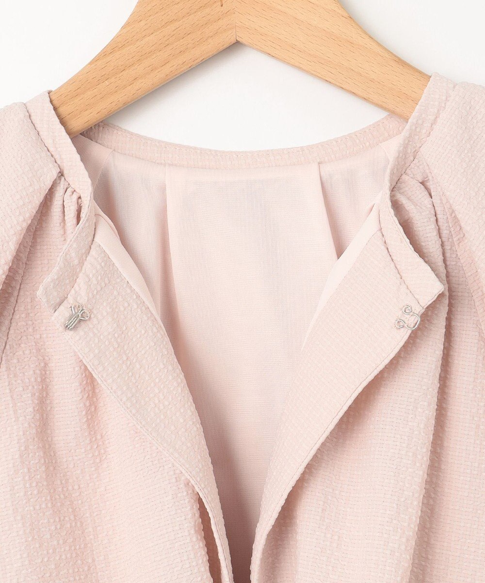 組曲 【洗える】サッカーストレッチ ブルゾン 