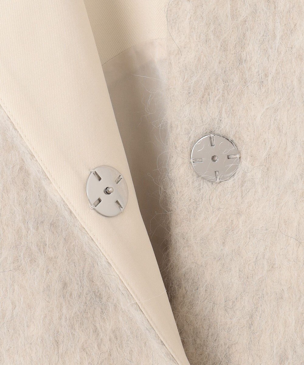 #Newans ロングコクーンファーベスト 