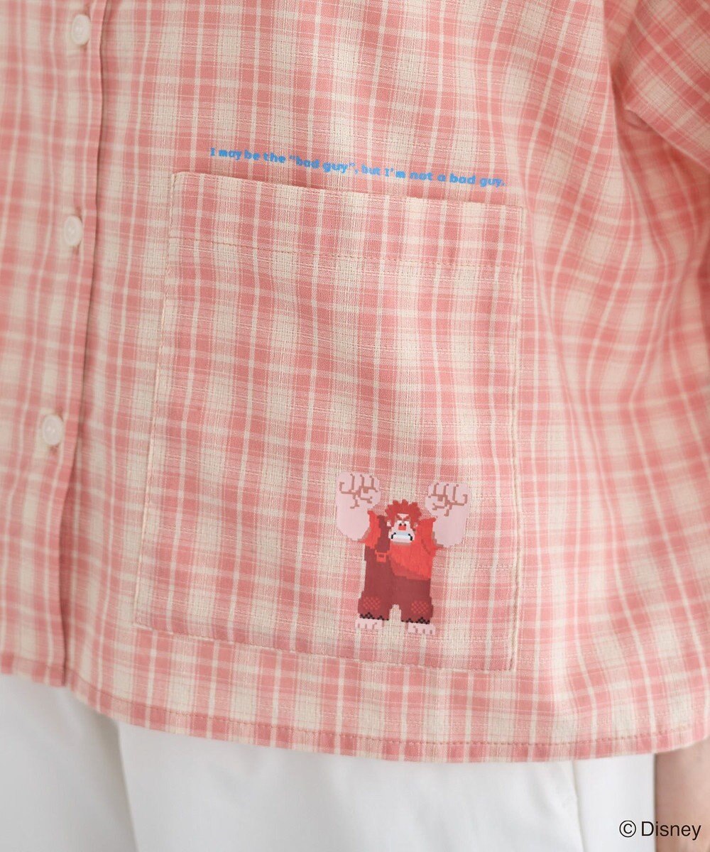 Green Parks シュガーラッシュ　／　チェックショート丈シャツ 