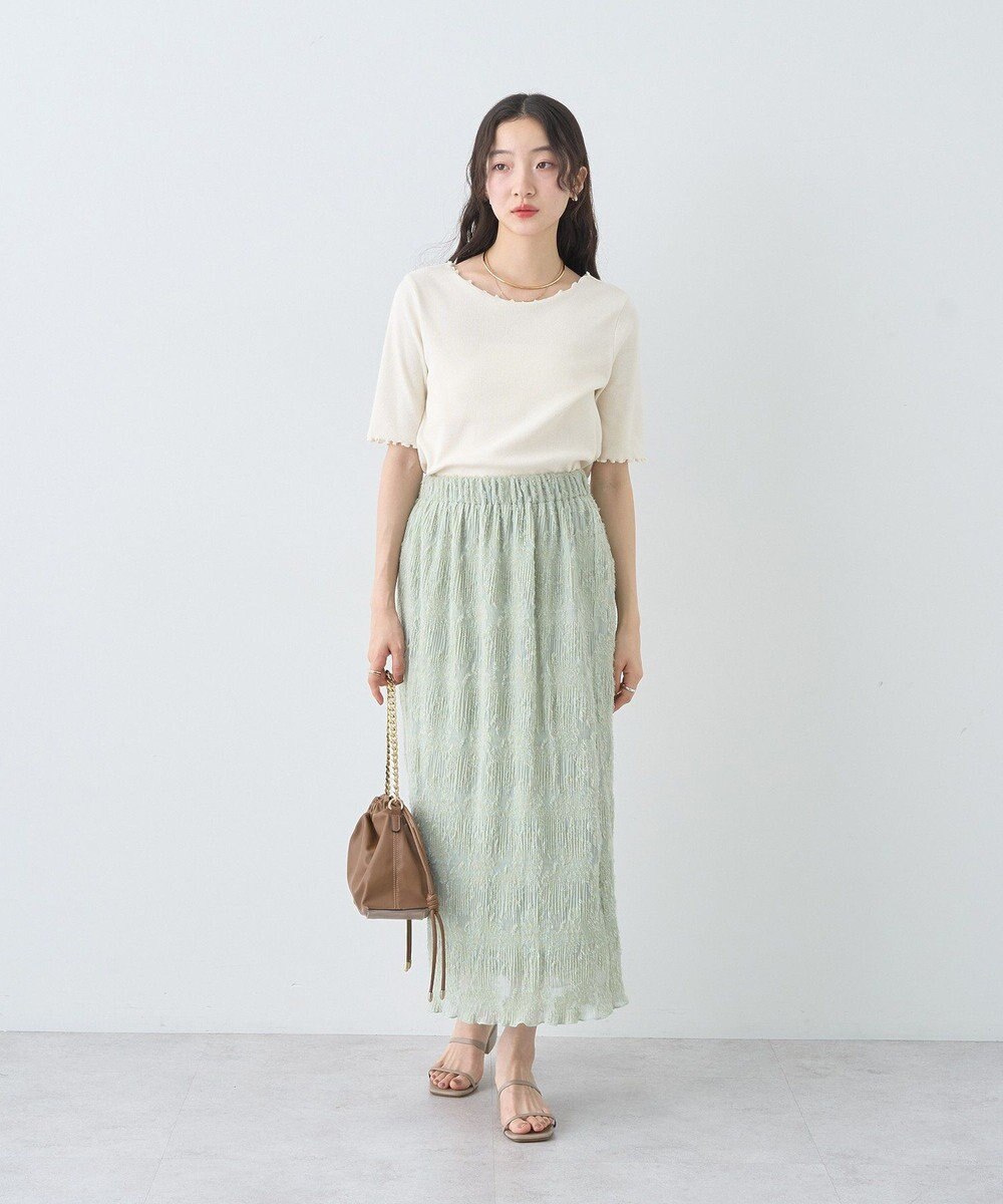 earth music&ecology リブメロープルオーバー 