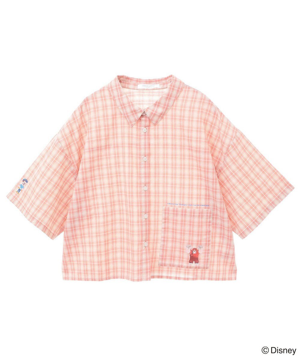 Green Parks シュガーラッシュ　／　チェックショート丈シャツ 