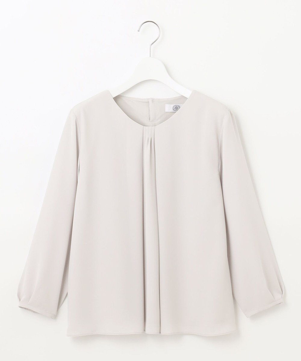 J.PRESS LADIES ストレッチジョーゼット Vネック カットソー 