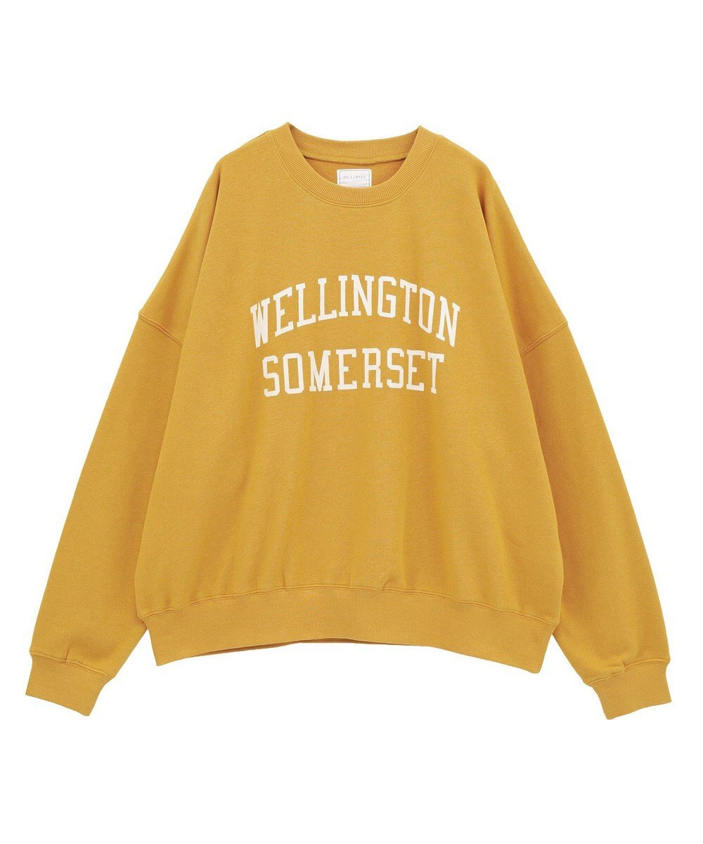 Green Parks オーバーサイズロゴ裏毛プルオーバー 