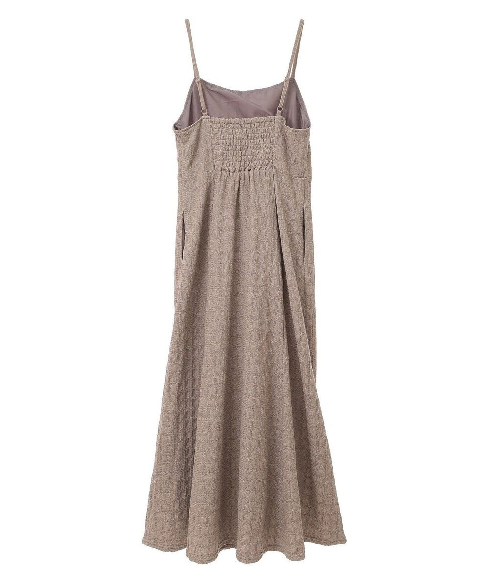 earth music&ecology ＳＥＴ２点ジャカードシャツ＋キャミドレ 