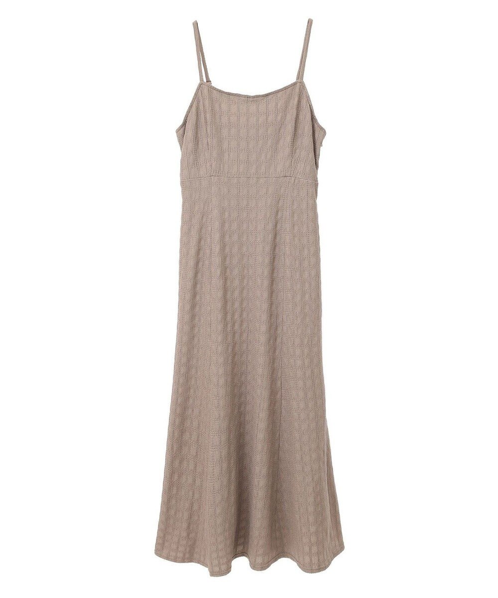 earth music&ecology ＳＥＴ２点ジャカードシャツ＋キャミドレ 