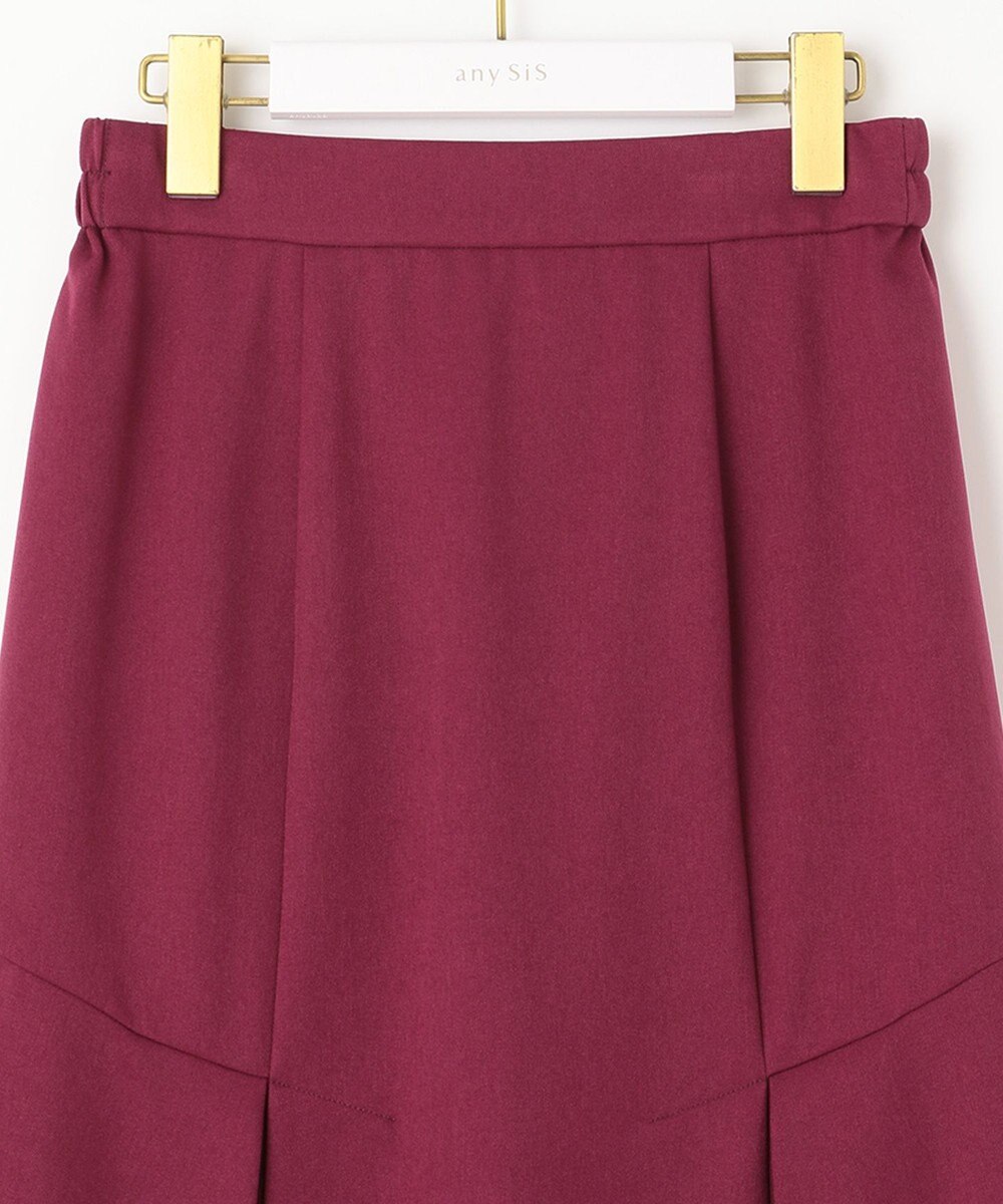 ANY SIS 【洗える】タックマーメイド スカート 