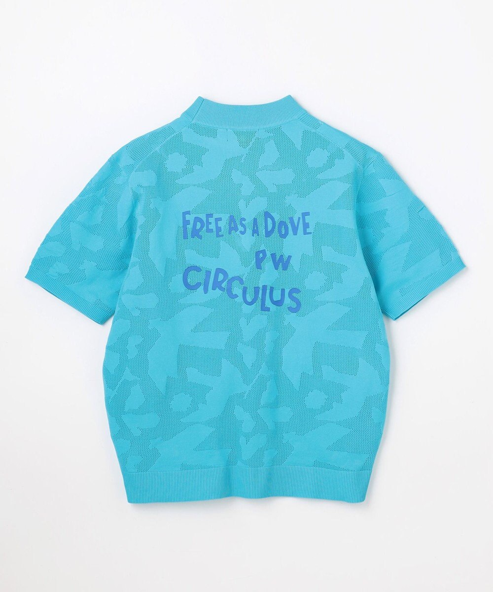 PW CIRCULUS 【MEN】ＤＯＶＥモチーフ ニットモックネック ゴルフ 