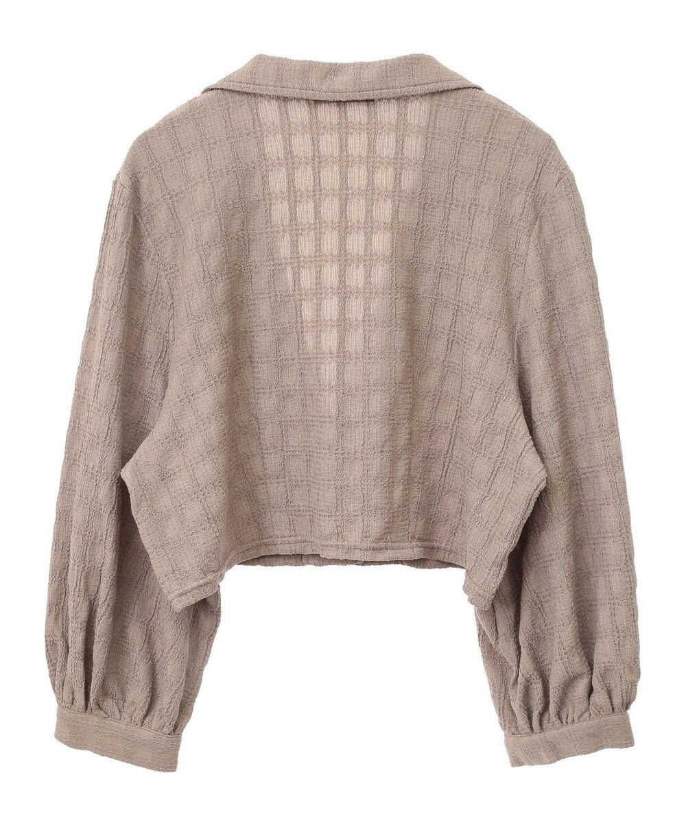 earth music&ecology ＳＥＴ２点ジャカードシャツ＋キャミドレ 