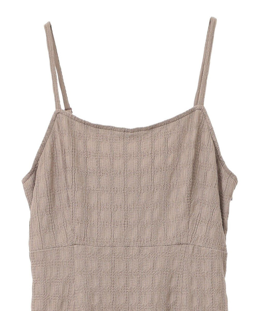 earth music&ecology ＳＥＴ２点ジャカードシャツ＋キャミドレ 