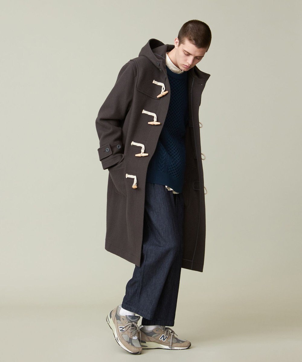 J.PRESS YORK STREET 【UNISEX】メルトンダッフルコート 