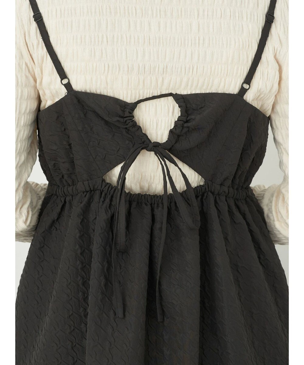 earth music&ecology バックオープンキャミワンピース 