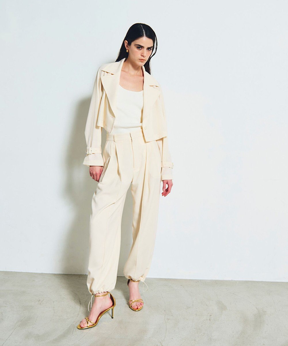 GRACE CONTINENTAL ストレッチスラブ3WAYコート 