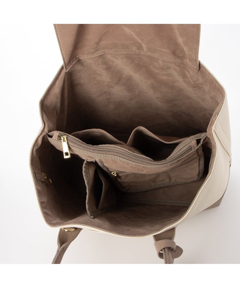 UNBILLION cachecache ショルダー付きパーテーション合成皮革トートL 